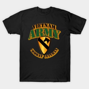 1st Cav - Vietnam - Combat Vet T-Shirt